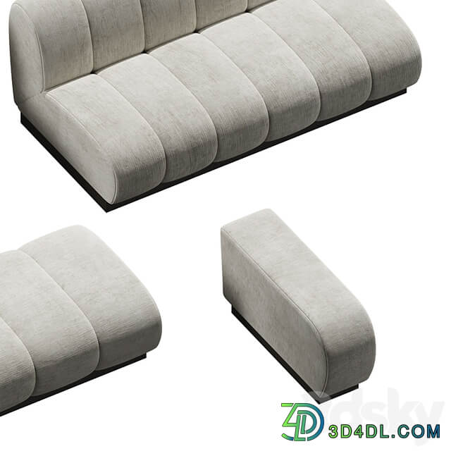 Collection of sofas Biscuit Sectional from Vladimir Kagan