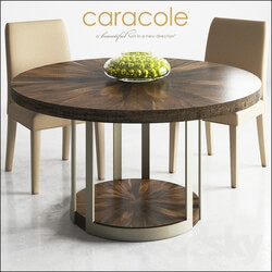 Table Chair CARACOLE Gather Round ATS DINTAB 002 