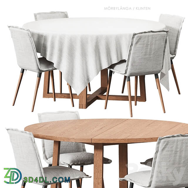 MORBYLANGA KLINTEN Table and chairs IKEA