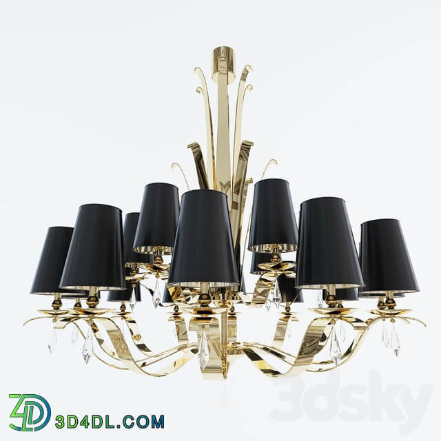 Chandelier Visionnaire BAKST Pendant light 3D Models