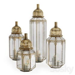Moroccan candlesticks 