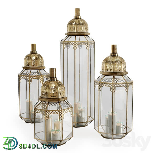 Moroccan candlesticks
