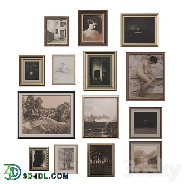 Classic paintings set 31