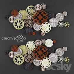 Other decorative objects Panel quot Buttons quot  