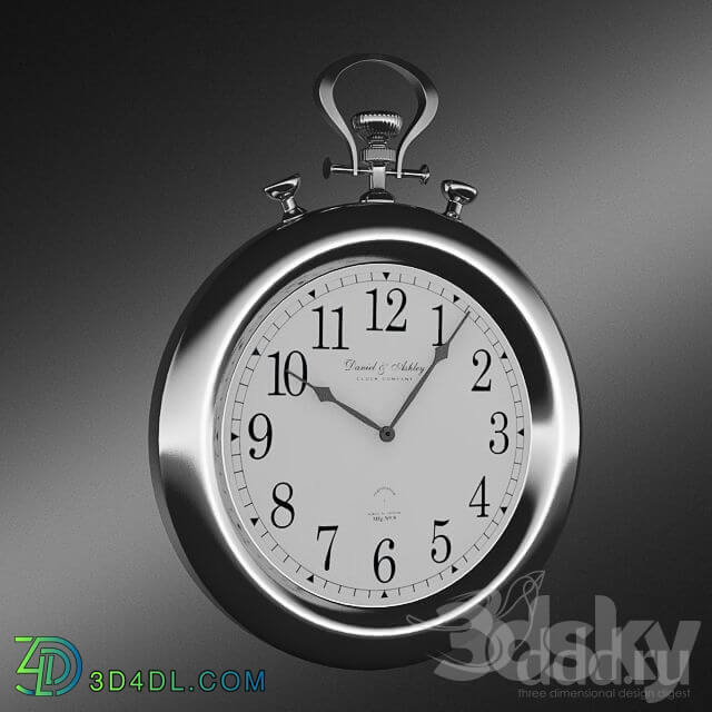 Kare Design Clock art. no 66893 Watches Clocks 3D Models