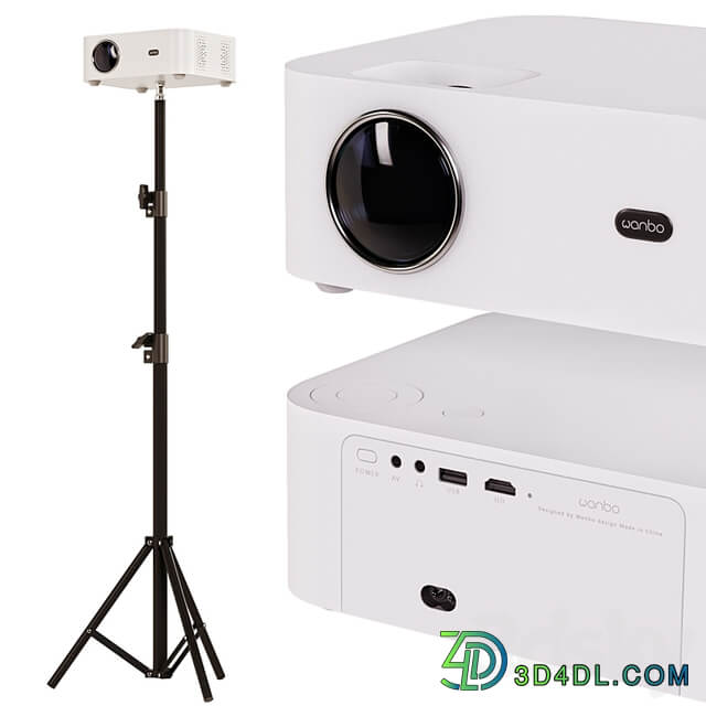 Xiaomi wanbo projector and projection screens