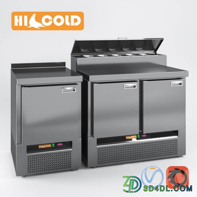 Table refrigerated pizzafied HiCold set GN 1111 GNE 1 GN 11 GN 111