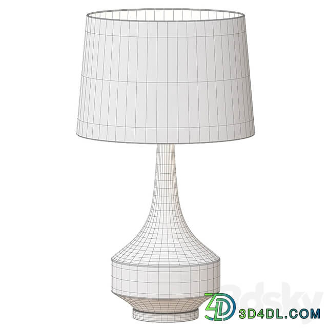 Anderson Table Lamp, White