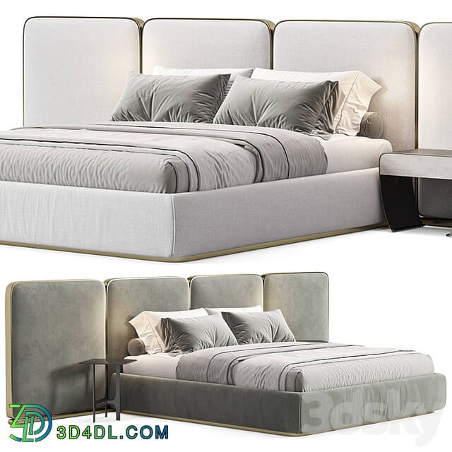 Gem Upholstered King Queen Bed 2