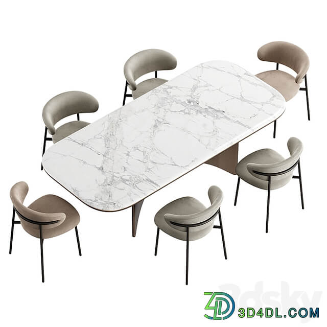 NEO Chair Turri Blues Table