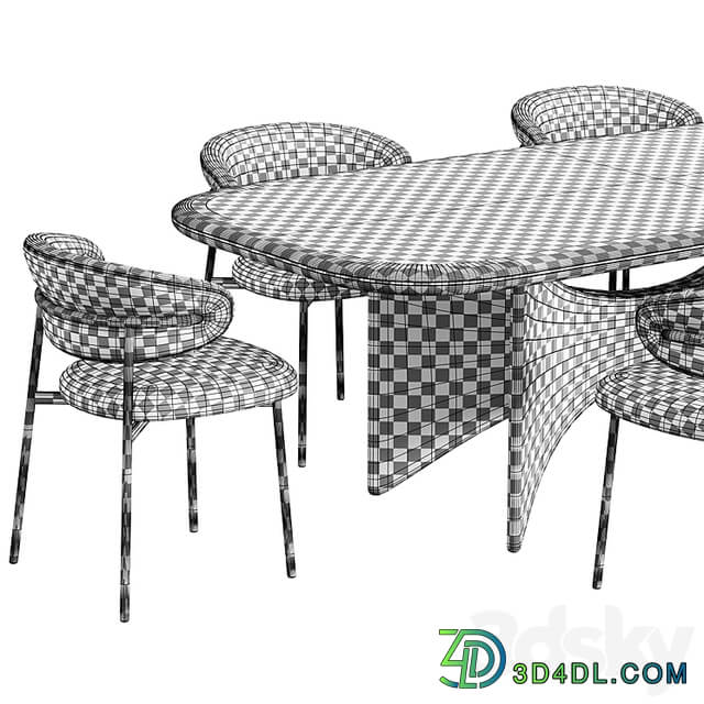 NEO Chair Turri Blues Table