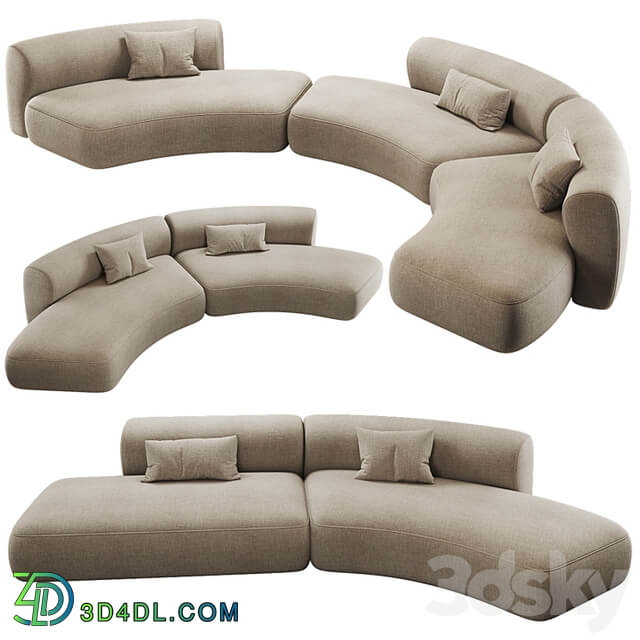 MDF ITALIA Cozy Curve Sofa