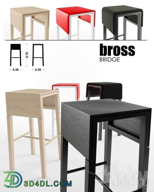 BROSS Bridge stool