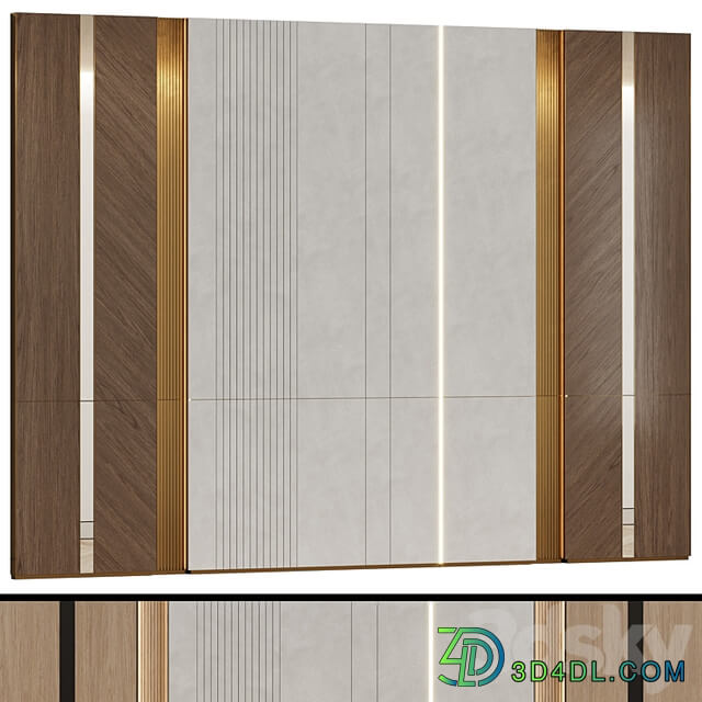 Wall panels in a modern minimalist style 4