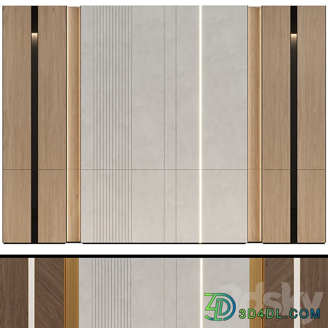 Wall panels in a modern minimalist style 4