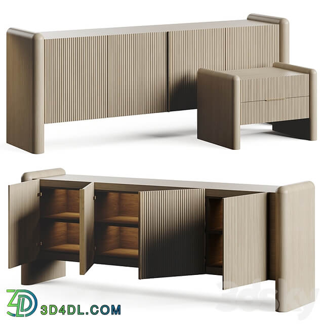 Carlyle Collective ELEMENTS 6.1 WOOD CREDENZA