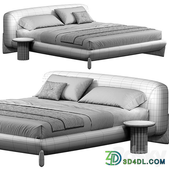 SOFTBAY Double Bed By Porada