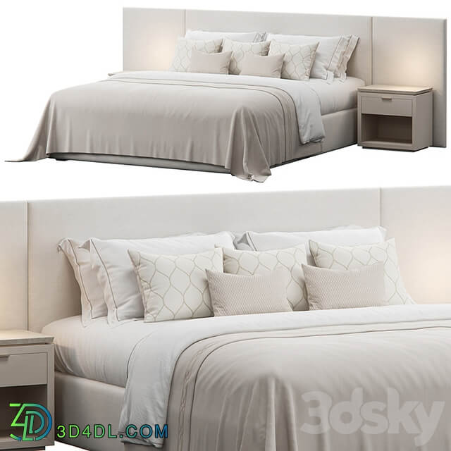 Wallpanels Headboard Bed