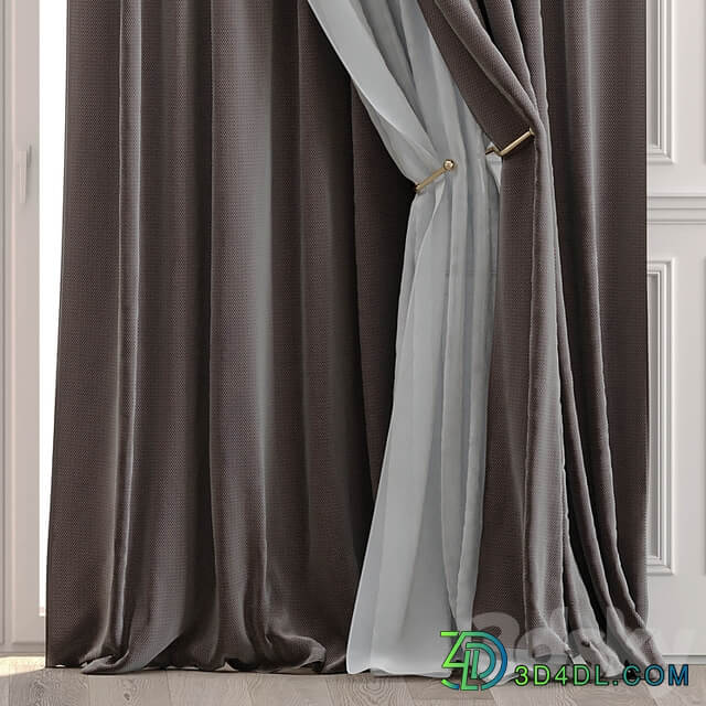 Curtains with moldings 532C