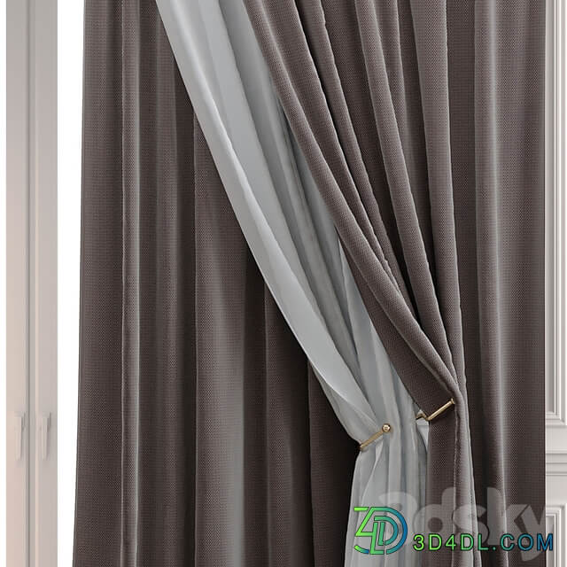 Curtains with moldings 532C