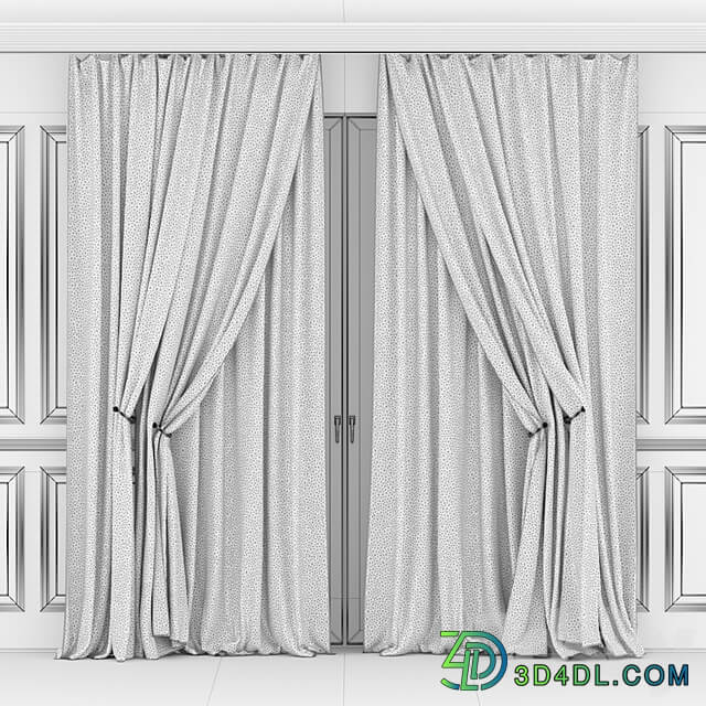 Curtains with moldings 532C