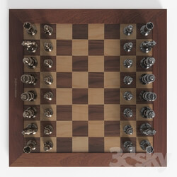 metal chess set 
