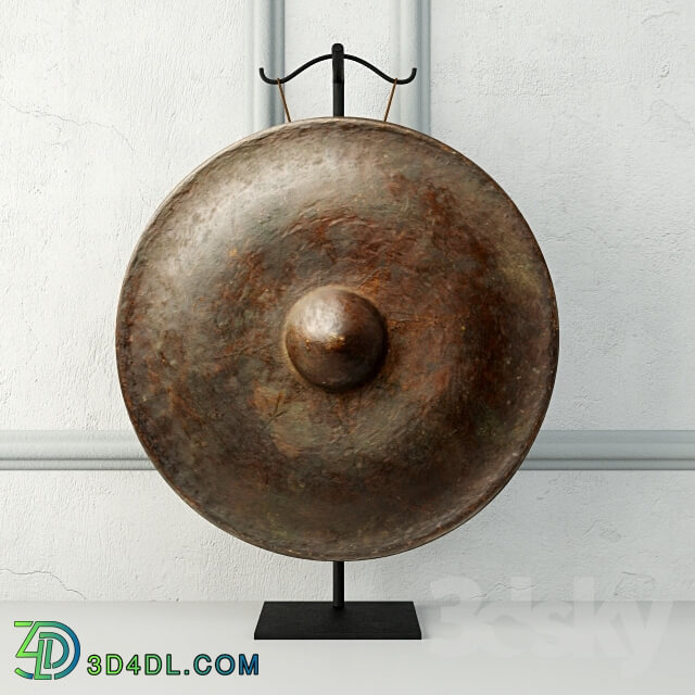 Other decorative objects 19th Century Laos Bronze Gong