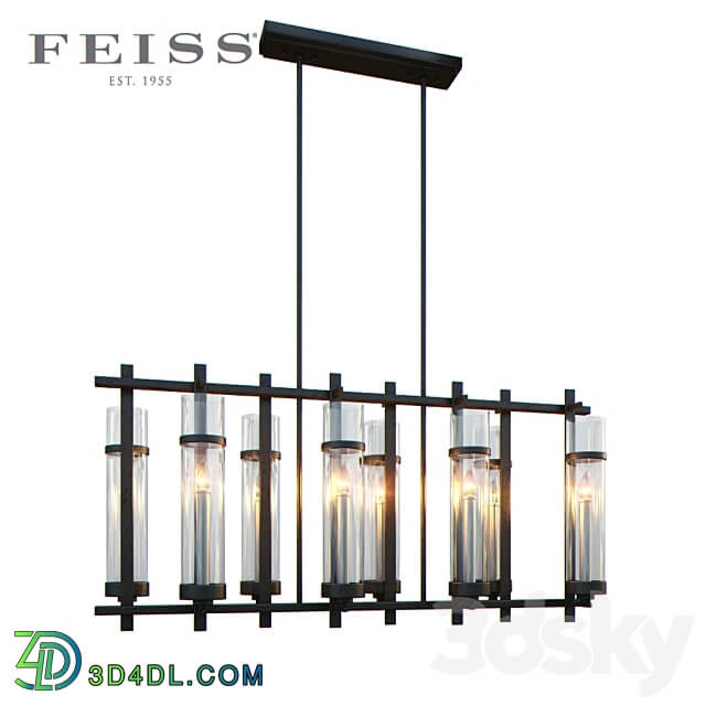 8 Light Island Chandelier Pendant light 3D Models