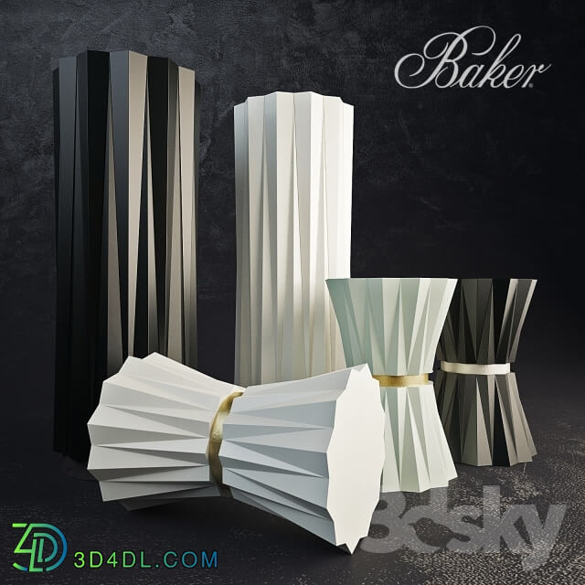 Baker HELIODOR ACCENT TABLE AND PEDESTAL