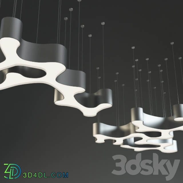 Lamp Vibia AMEBA Pendant light 3D Models