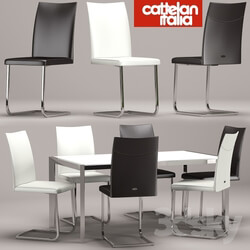 Table Chair Desk chair Pedro Janet Cattalan Italia 