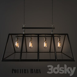 POTTERY BARN GREENHOUSE CHANDELIER Pendant light 3D Models 