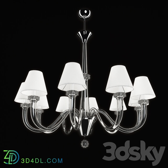 Barovier and Toso Amsterdam Pendant light 3D Models