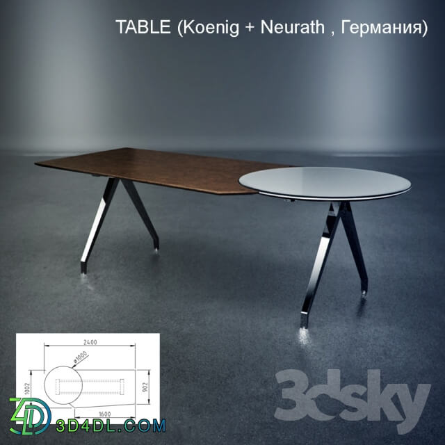 Table Koenig Neurath Germany 