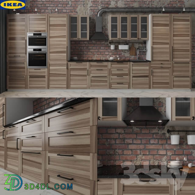 IKEA TORHAMN Kitchen 3D Models