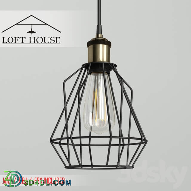 Hanging lamp LOFT HOUSE P 61 Pendant light 3D Models