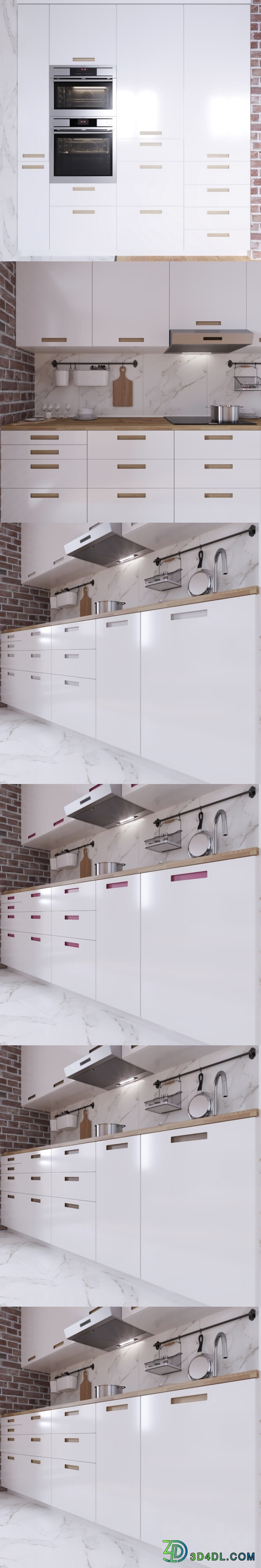 IKEA mÄRSTA Kitchen 3D Models