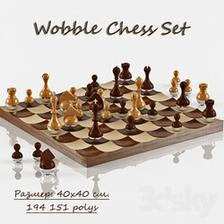 Chess quot dolls quot Wobble Chess Set 