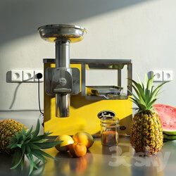 Norwalk juicer and fruit 