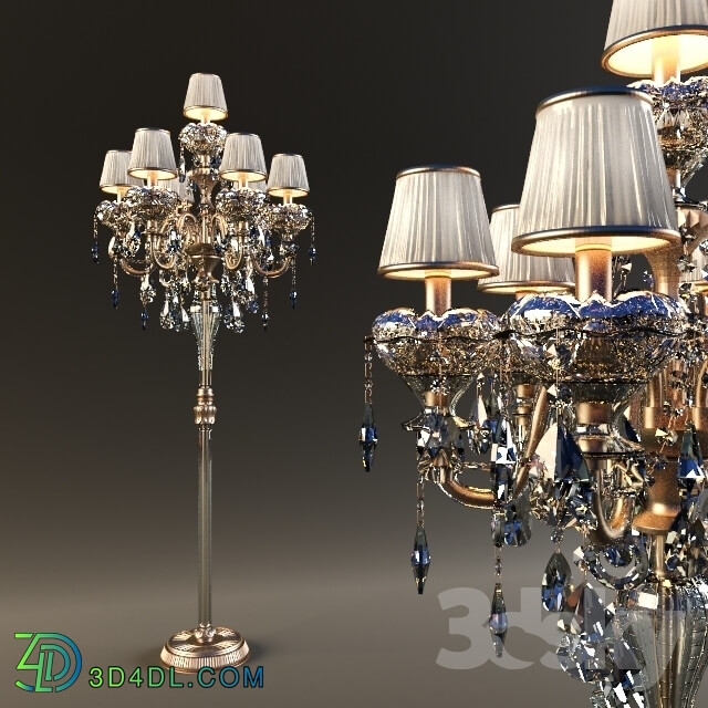 Floor lamp in a classic style