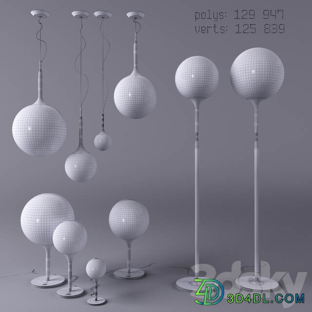 Michele De Lucchi Pendant light 3D Models