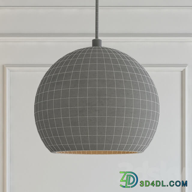 Hanging lamp nordic sphere Pendant light 3D Models