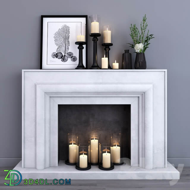 Decorative fireplace 6