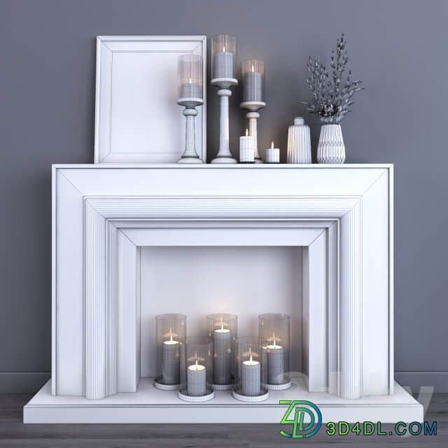 Decorative fireplace 6