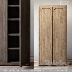 Wardrobe Display cabinets MARTENS PANEL DOUBLE DOOR CABINET 