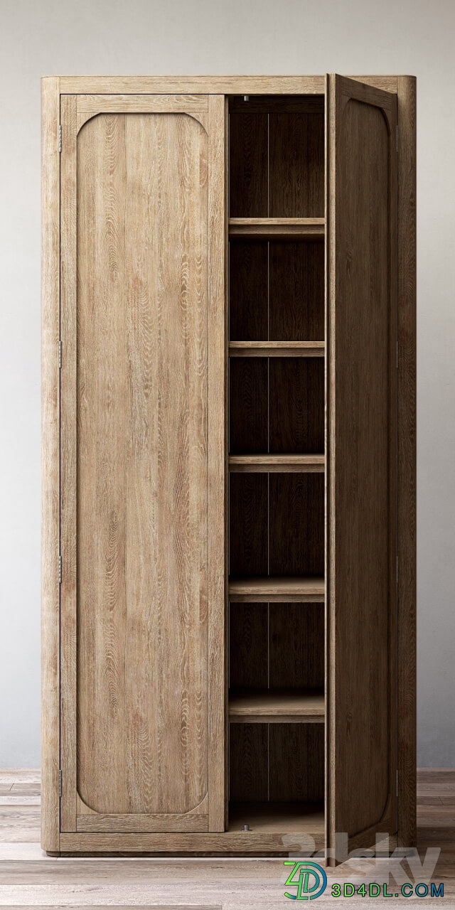 Wardrobe Display cabinets MARTENS PANEL DOUBLE DOOR CABINET