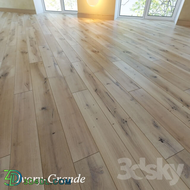 Wood 3 types of flooring Barlinek a collection of oak Pure Vintage.