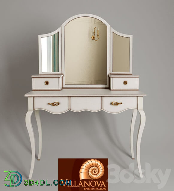 Dressing table VillaNova. Capri Collection 3D Models