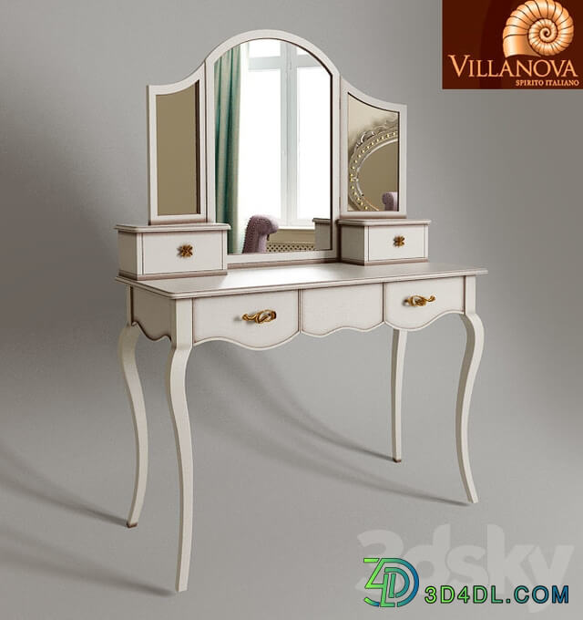 Dressing table VillaNova. Capri Collection 3D Models