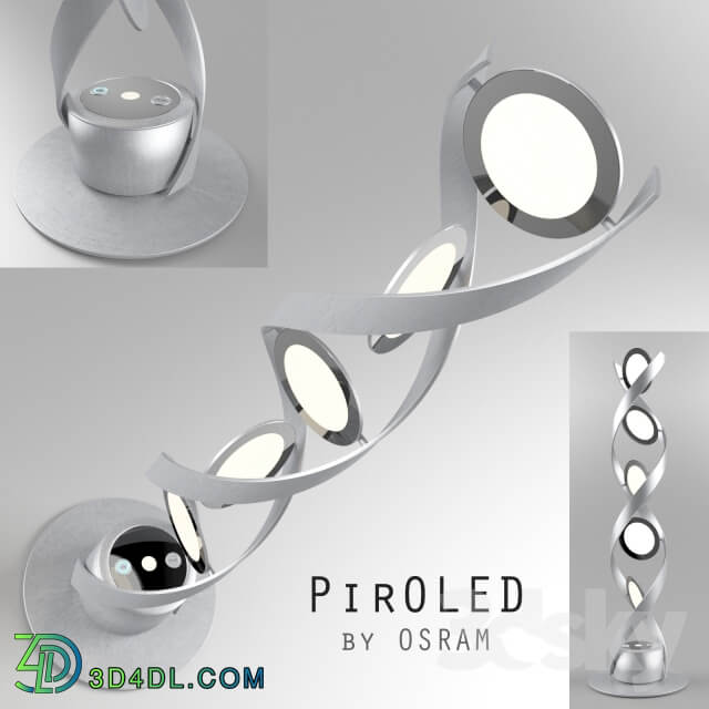 PirOLED fashionable lamp from OSRAM